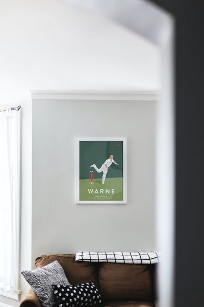 Shane Warne Australia Cricket Poster