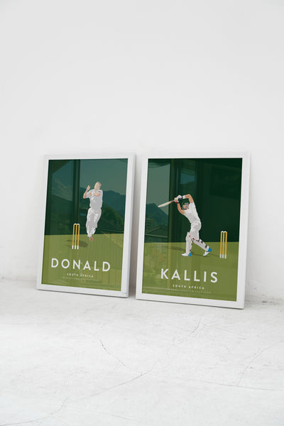 Alan Donald South Africa Cricket Team Player Print A3/A4