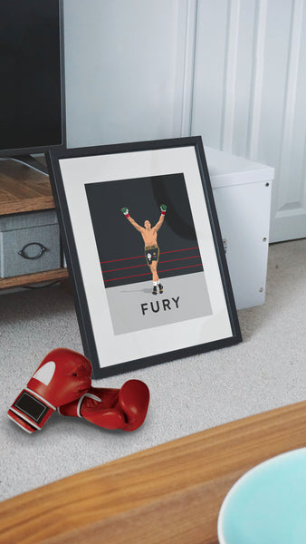 Tyson Fury Boxing Legend Poster