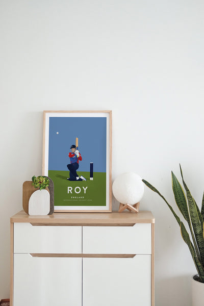 Jason Roy England Cricket A3 & A4 Poster - International Cricket Icon