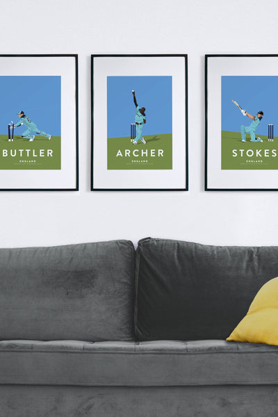World Cup Winner Jos Buttler England Cricket Poster
