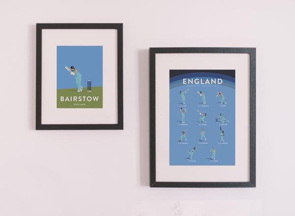 World Cup Winner Jonny Bairstow England Cricket Poster