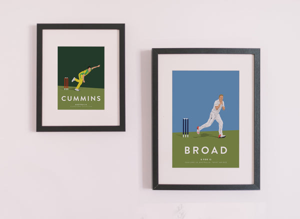 Stuart Broad England Cricket Poster