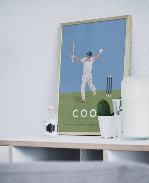 Alastair Cook England Cricket Poster