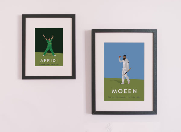 Moeen Ali England Cricket Poster