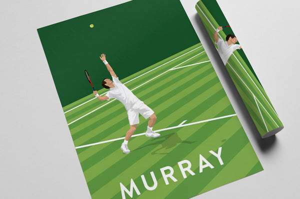 Andy Murray Tennis Poster