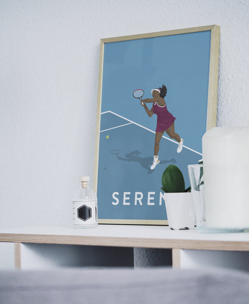 Serena Williams Tennis Poster