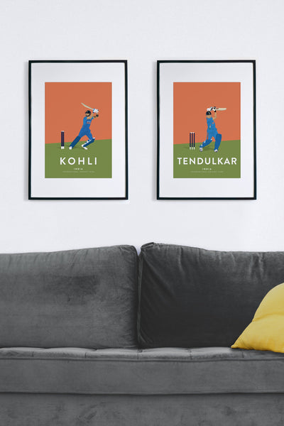 Sachin Tendulkar India Cricket Poster