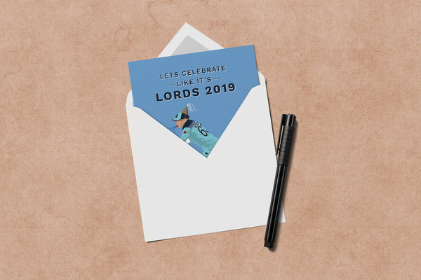 Jos Buttler - Lords 2019 Cricket World Cup Birthday Card