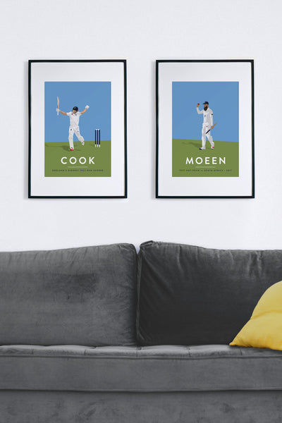 Alastair Cook England Cricket Poster