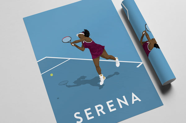 Serena Williams Tennis Poster