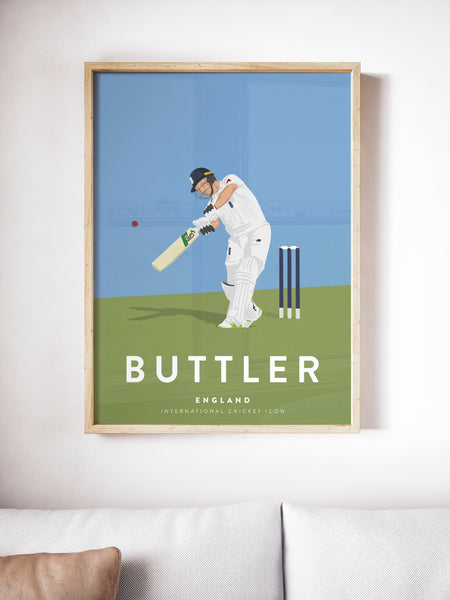 Jos Buttler Poster England Cricket Poster