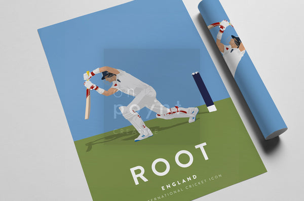 Joe Root Poster England Cricket Poster