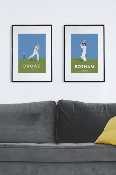 Ian Botham England Cricket Poster