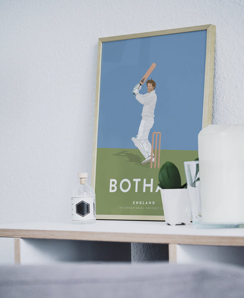 Ian Botham England Cricket Poster
