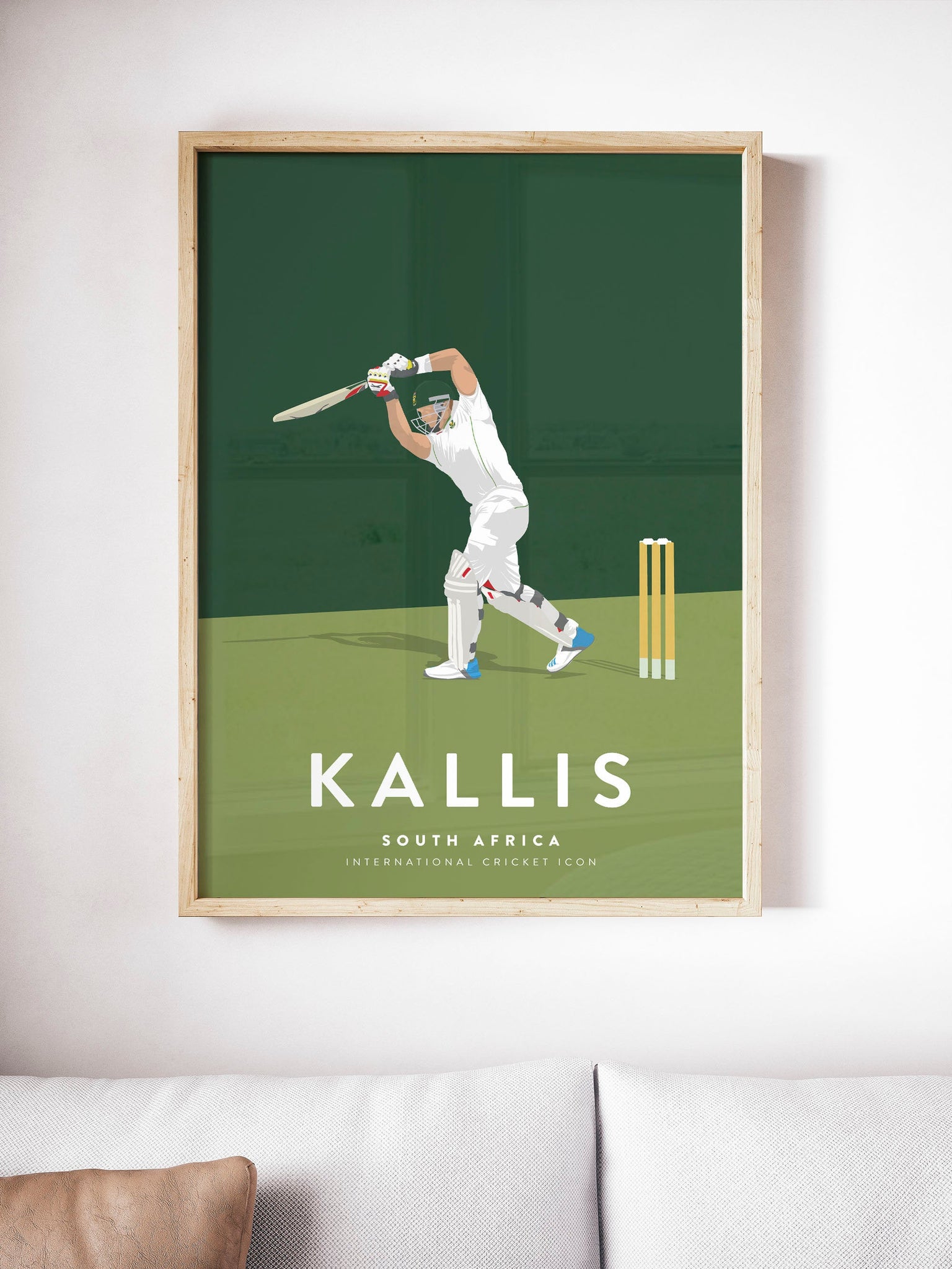 Jacques Kallis South Africa Cricket Team Player Print A3/A4