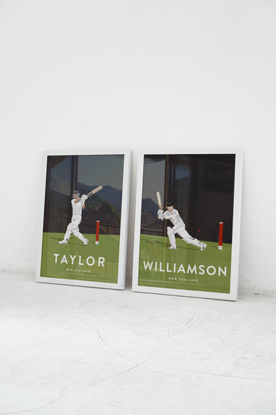 Ross Taylor New Zealand Cricket Team Player Print A3/A4
