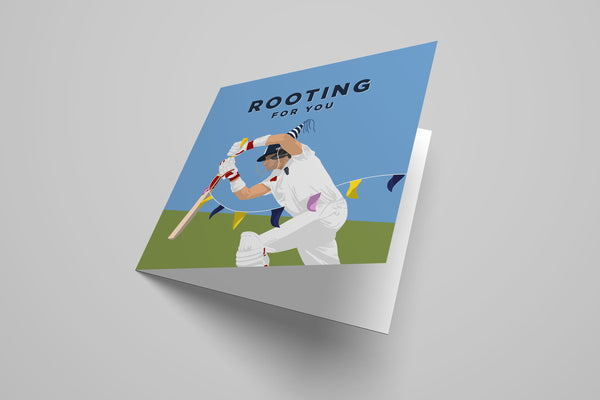 Joe Root England Cricket Good Luck/Birthday Card