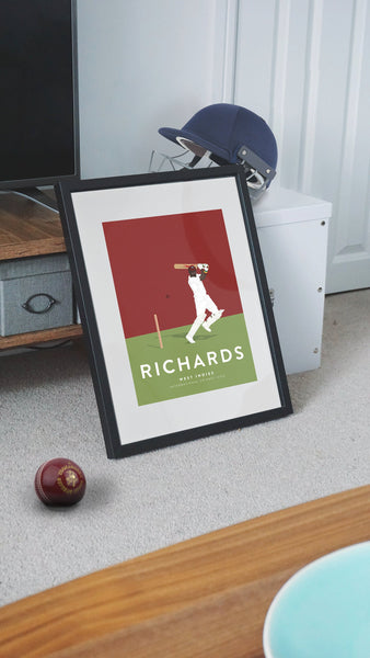 Viv Richards West Indies Cricket Team - Legend Player Print A3/A4