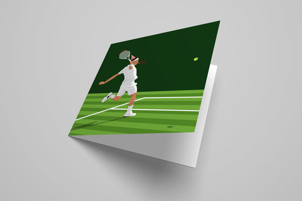 Rodger Federer Wimbledon Tennis Card