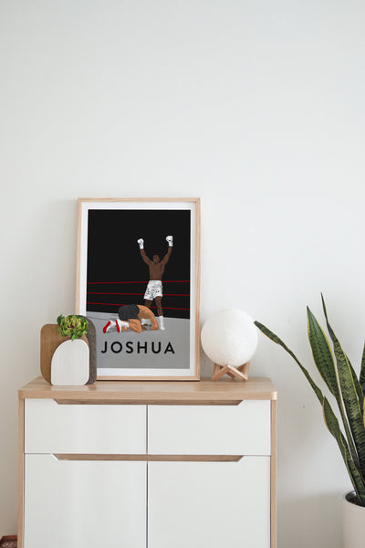 Anthony Joshua Boxing Legend Poster