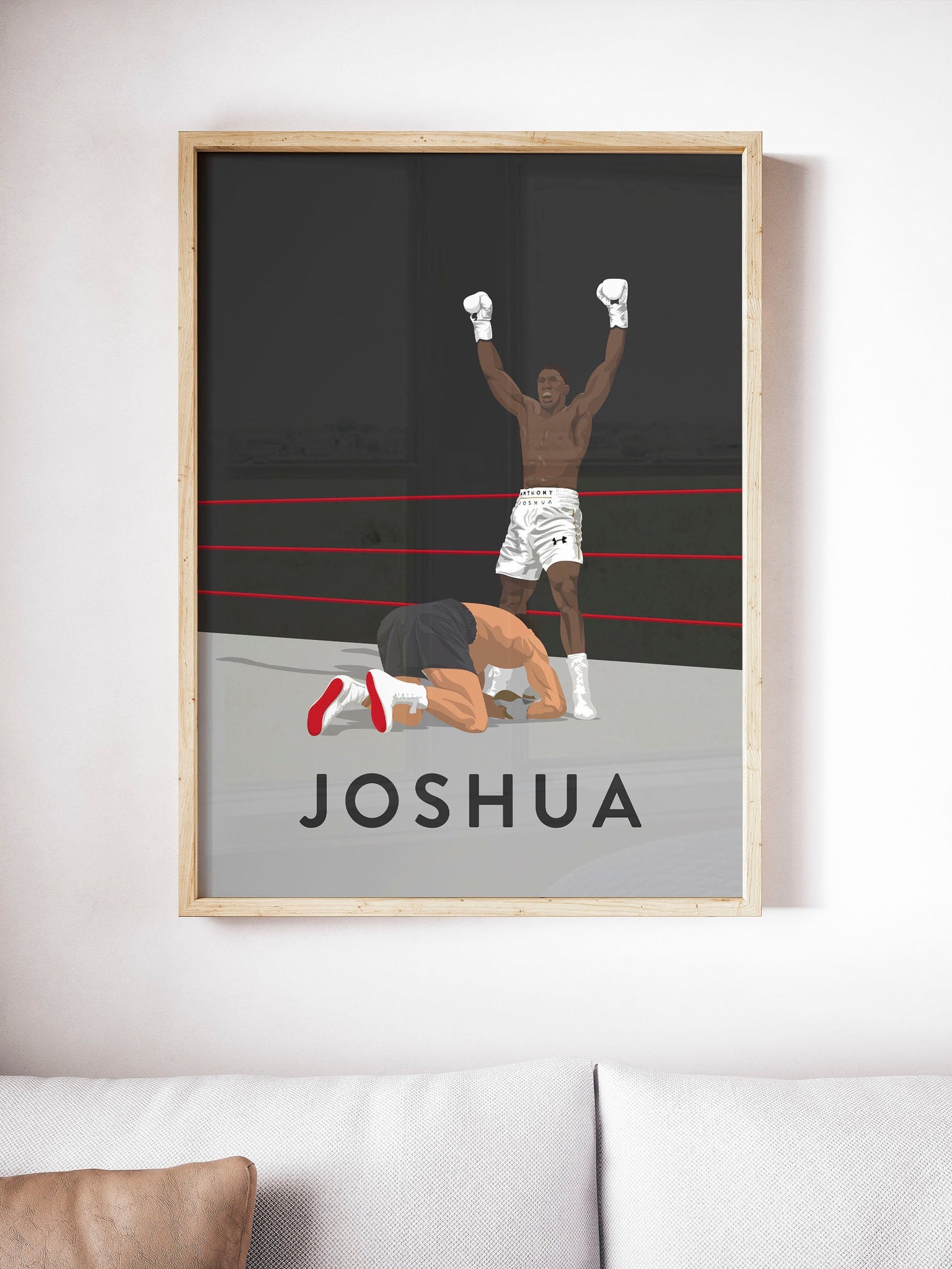 Anthony Joshua Boxing Legend Poster