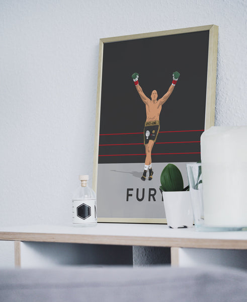 Tyson Fury Boxing Legend Poster